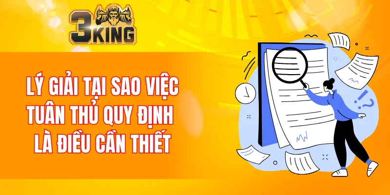 Điều Khoản Và Điều Kiện 3KING 5 Lý giải tại sao việc tuân thủ quy định là điều cần thiết